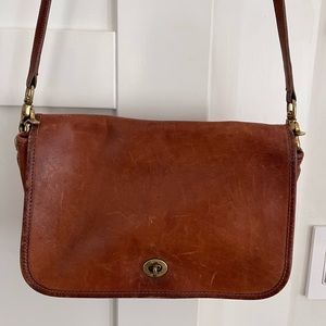 Vintage coach bag, British tan